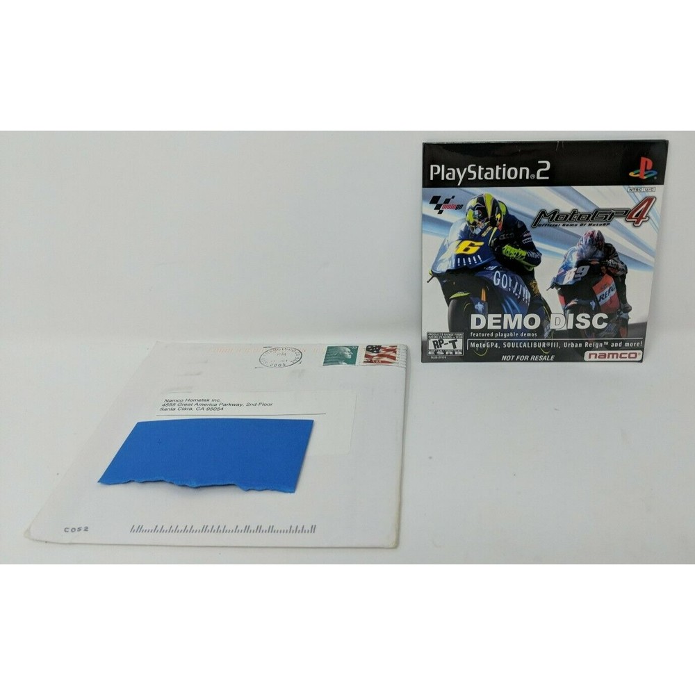 PlayStation 2 Moto GP4 Soul Calibur 3 Demo Disc Namco SLUS-29174 PS2 SEALED PS2